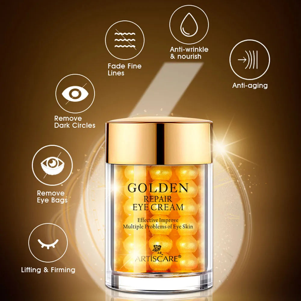 24K Gold Serum SET Anti Wrinkles / Anti Aging,Facial Skin Care Eye Cream