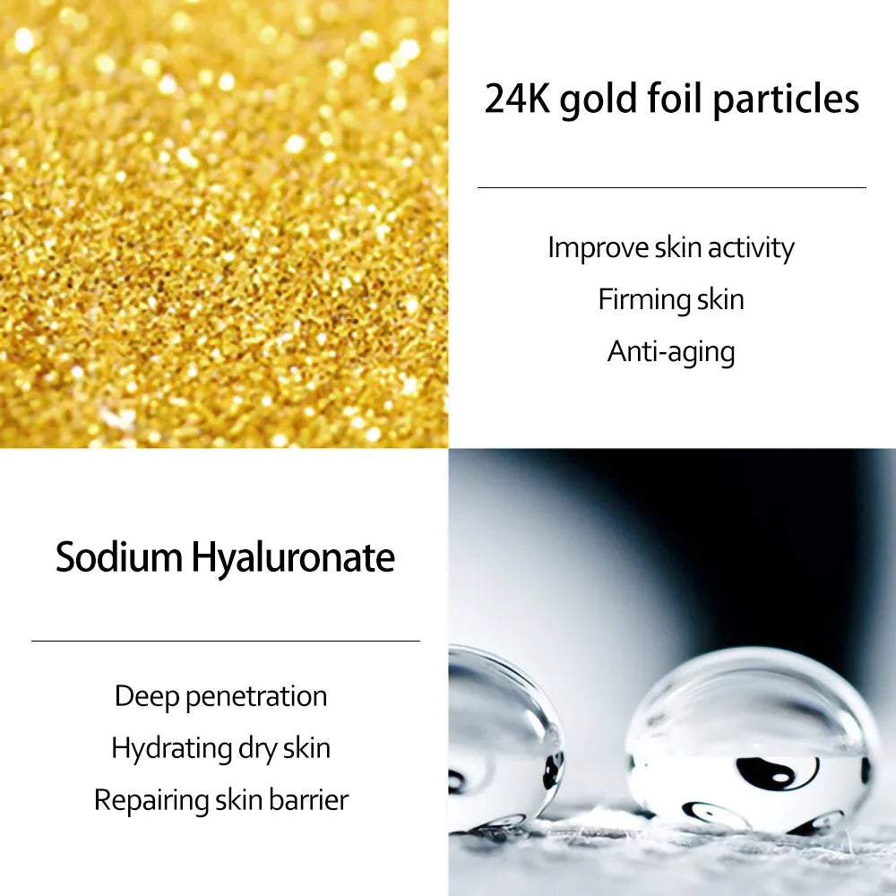 Illuminate Your Skin with 24K Gold Niacinamide Face Serum, Korean Skin Care Products