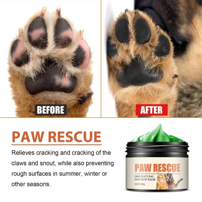 Natural Dog Paw & Nose Wax Balm Dog/Cat Protections for Dry Paws Moisturizer