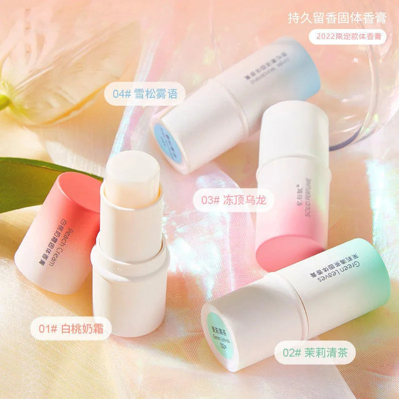 Sweet Peaches, Jasmine Tea, Frozen Oolong Solid Perfumes Balm Stick