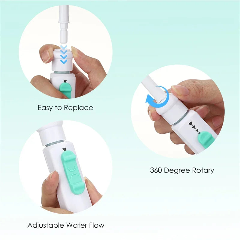 Portable Dental Water Jet Teeth Cleaning Mouth Washing Machine