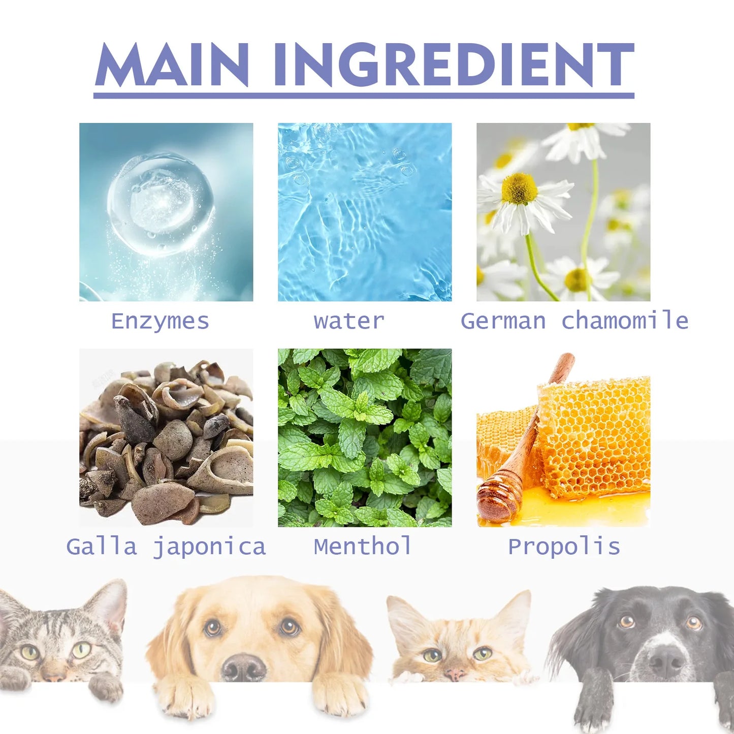 Cats & Dogs Oral Care Spray Teeth Cleaning, Whitening, Freshens Breath, Remove Stains