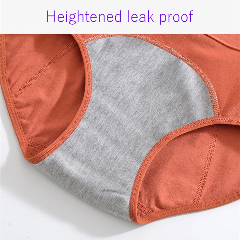 High Waist Cotton Menstrual Panties