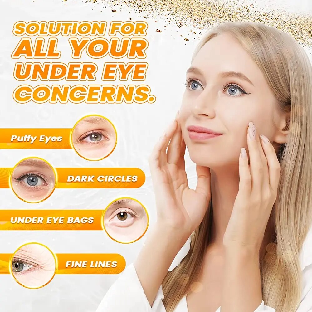 Eye Care Cream for Anti-Wrinkle, Circles, Bags, and Puffy Eyes, Removing Fine Lines