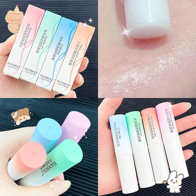 Sweet Peaches, Jasmine Tea, Frozen Oolong Solid Perfumes Balm Stick
