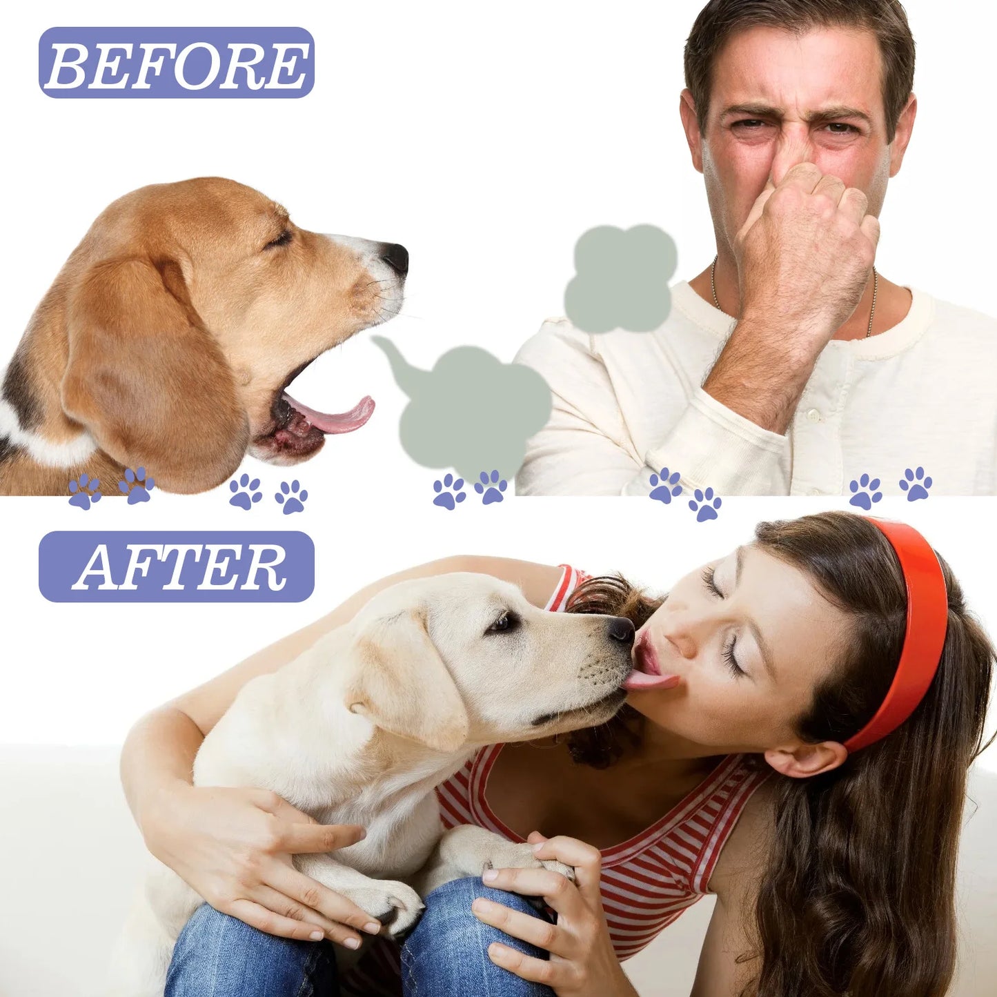 Cats & Dogs Oral Care Spray Teeth Cleaning, Whitening, Freshens Breath, Remove Stains
