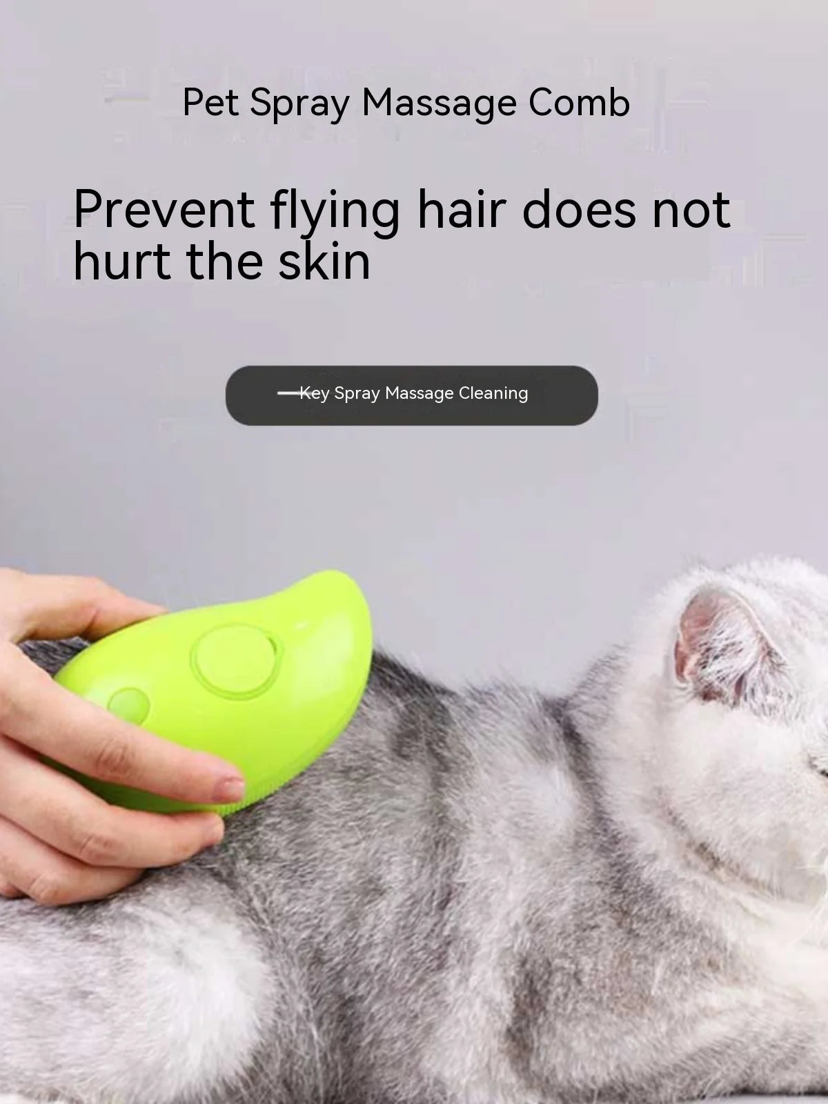 Cat and Dog Pet Electric Spray Massage Comb: Elevate Pet Grooming with Ease