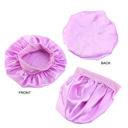 Satin Wide Band Sleeping Hat