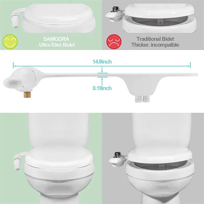 Upgrade Your Bathroom with the SAMODRA Ultra-Slim Bidet Toilet Seat Attachment