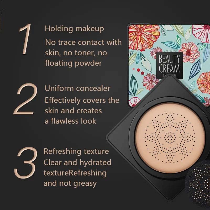 Air Cushion, CC Cream, Natural Moisturizing, Whitening Foundation Concealer