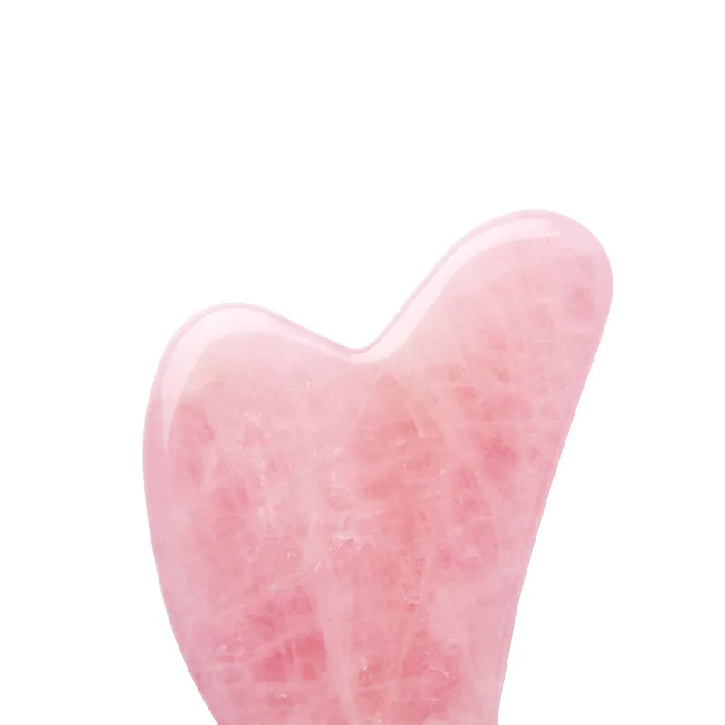 Rose Quartz Gua Sha: Natural Stone Beauty Tool