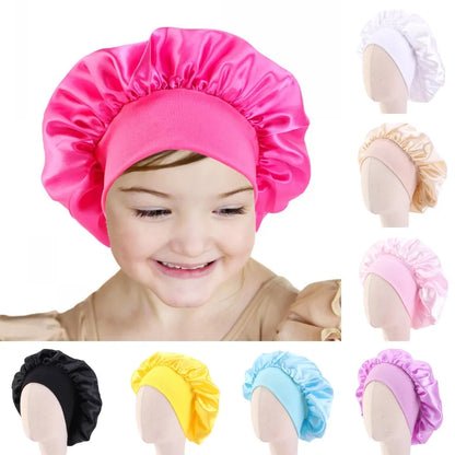 Satin Wide Band Sleeping Hat