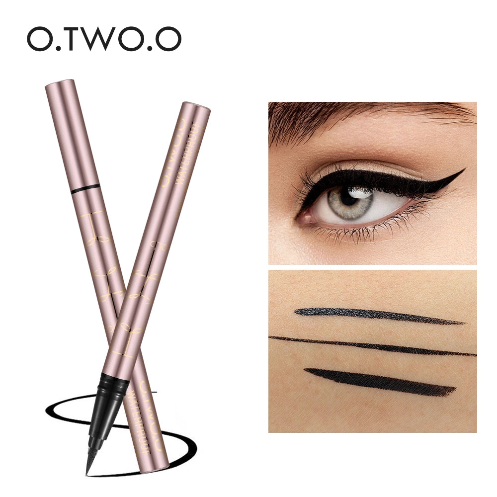 O.TWO.O Waterproof Black Liquid Eyeliner