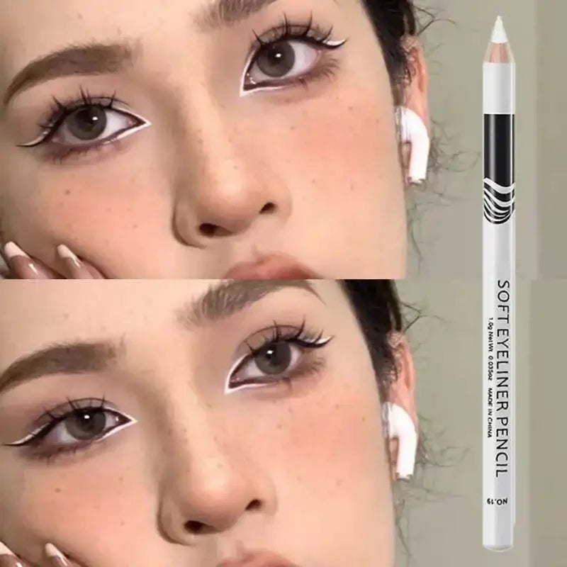 1PC New White Eyeliner Makeup Waterproof Tool