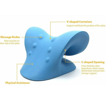 Experience Blissful Relaxation with our Neck Stretcher and Shoulder Massage Pillow