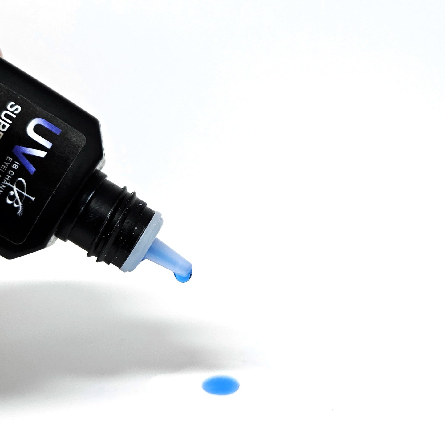 Wholesale Korea UV Super Plus Glue Eyelash Health Extension Original Blue/Transparent UV Lash Glue 1 Sec Fast Dry Makeup Tools