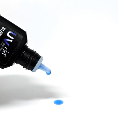 Wholesale Korea UV Super Plus Glue Eyelash Health Extension Original Blue/Transparent UV Lash Glue 1 Sec Fast Dry Makeup Tools
