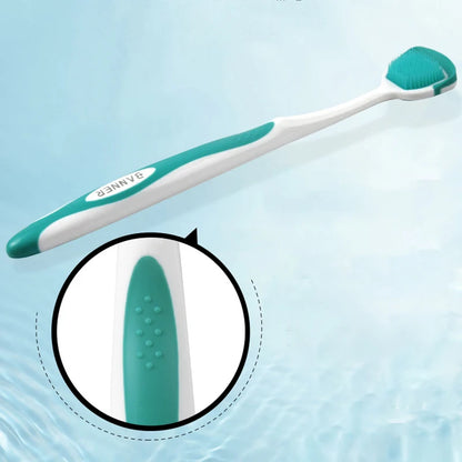 Tongue Scraper Brush Reusable Scraper Washable Cleaning Tool Fresh Breath Oral Care