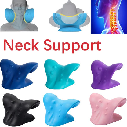 Experience Blissful Relaxation with our Neck Stretcher and Shoulder Massage Pillow