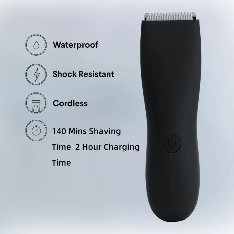 Men's Electric Groin Hair Trimmer