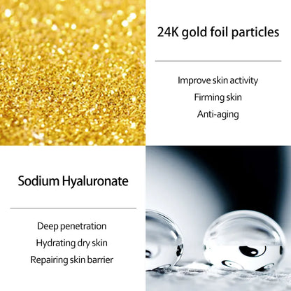 Gold Niacinamide Face Serum Skincare Product