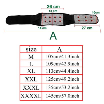 Tcare M - 4XL Adjustable Tourmaline Self Heating Magnetic Massage Band