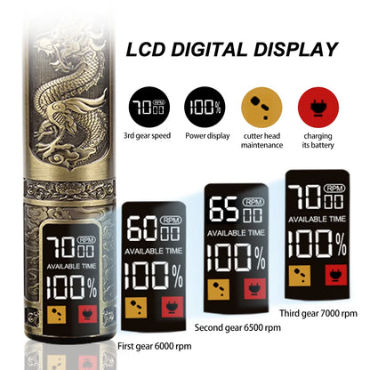 USB Electric LCD Hair Clipper