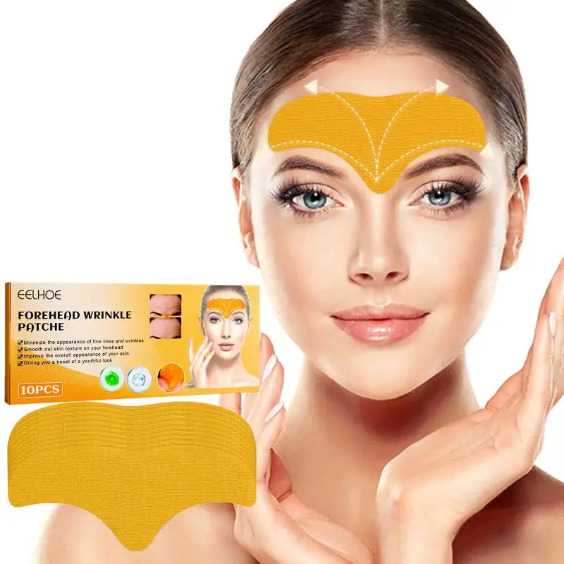 10pcs Anti-wrinkle, Anti-Aging Forehead Line Removal Gel Patch