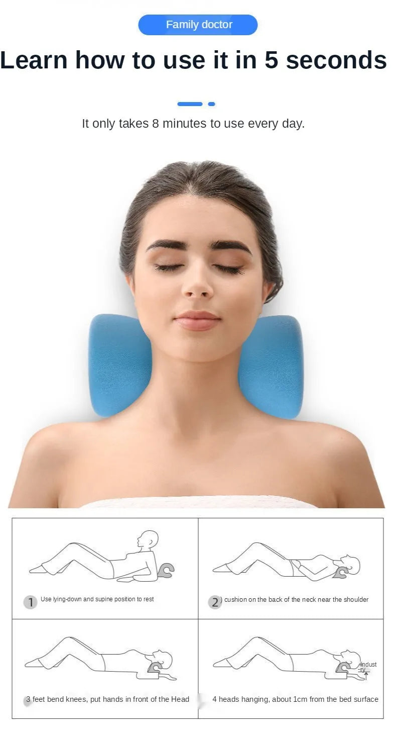 Experience Blissful Relaxation with our Neck Stretcher and Shoulder Massage Pillow