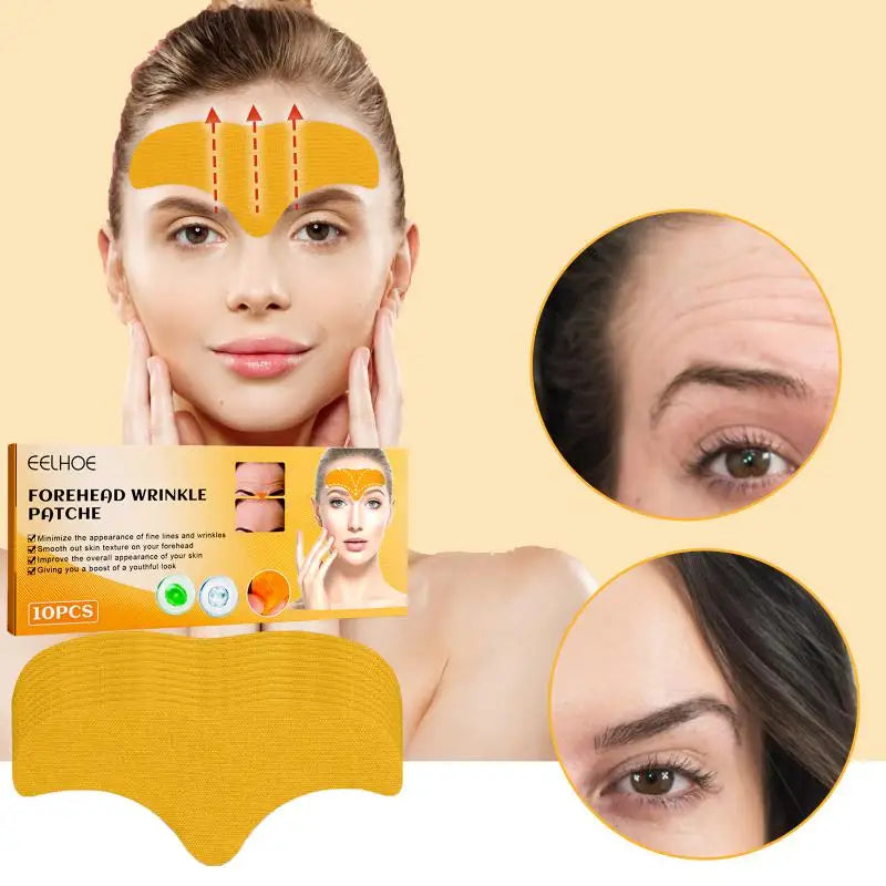 10pcs Anti-wrinkle, Anti-Aging Forehead Line Removal Gel Patch