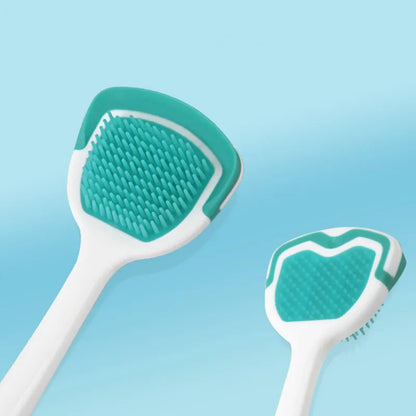 Tongue Scraper Brush Reusable Scraper Washable Cleaning Tool Fresh Breath Oral Care