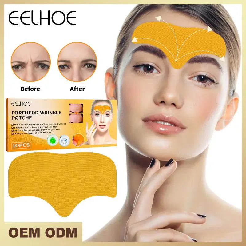 10pcs Anti-wrinkle, Anti-Aging Forehead Line Removal Gel Patch