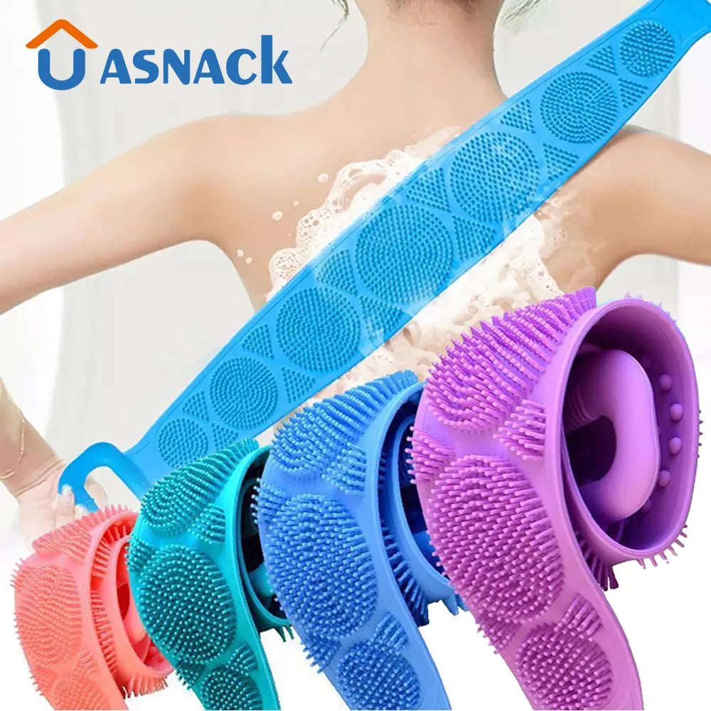 Body, Silicone Brush, Exfoliating Brush, Shower Back Brush & Stain Removal Belt