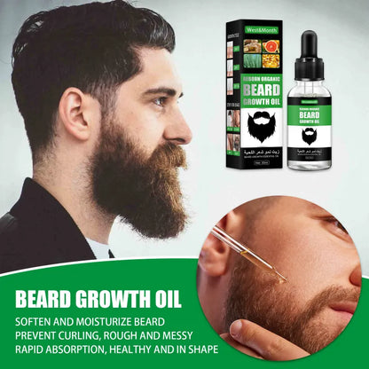 Professional Beard Growth Oil with Keratin & Rosemary