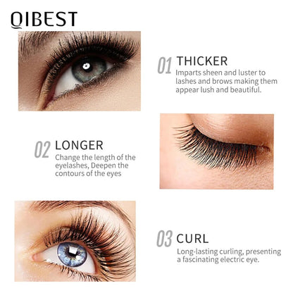 QIBEST Eyelash Growth Serum: Lash Enhancer with Vitamin E