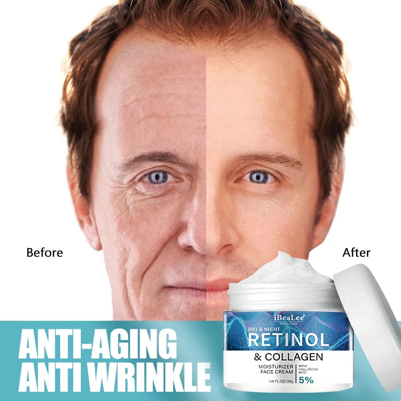 Men's Anti-Wrinkle Face & Neck Cream with Retinol