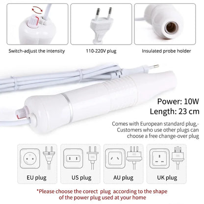 Darsonval Portable High Frequency Facial Machine