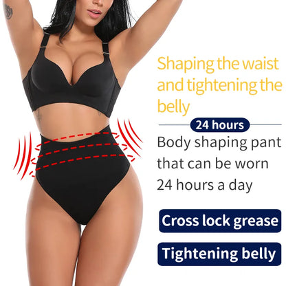 High Waist Tummy Control Thong Shaper