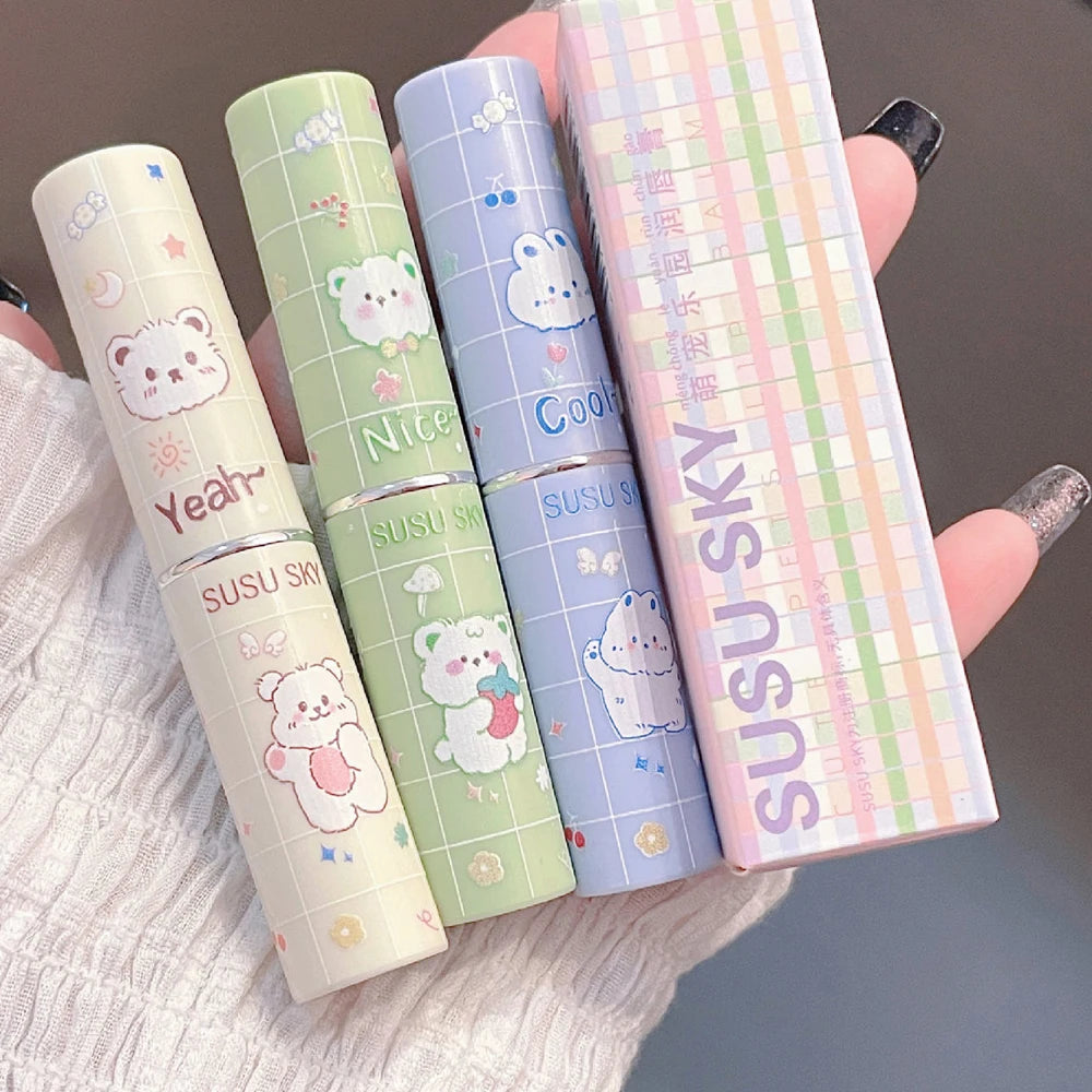 6 Colors- Colored Moisturizing Lip Balm