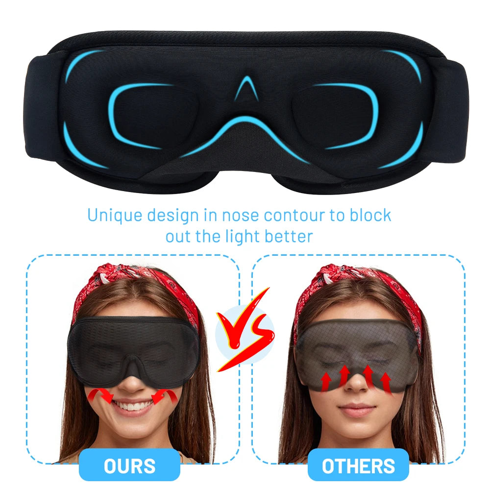 3D Sleeping Mask Block Out Light For Eyes