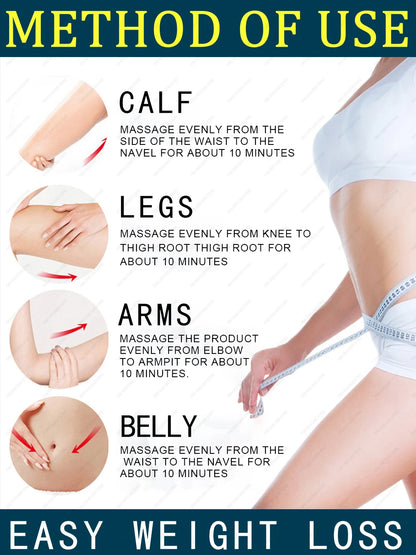 Slimming Cream Fat Burning  Full Body Sculpting Man 7 Days Powerful Weight Loss Woman Fast Belly
