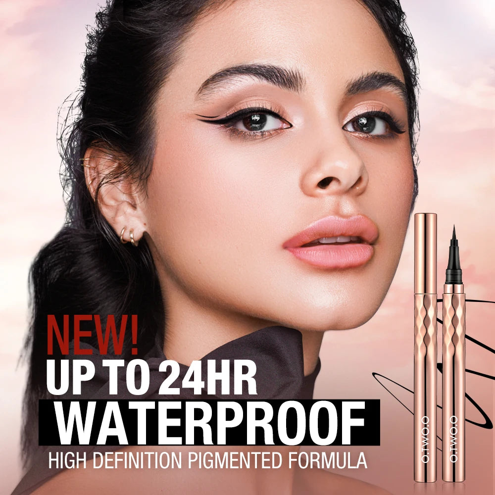 O.TWO.O Waterproof Black Liquid Eyeliner