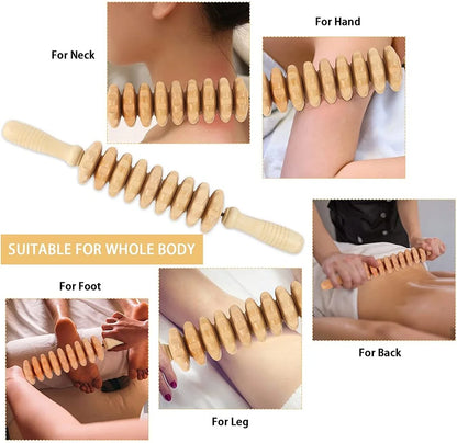 Wooden Lymphatic Drainage Body Massager