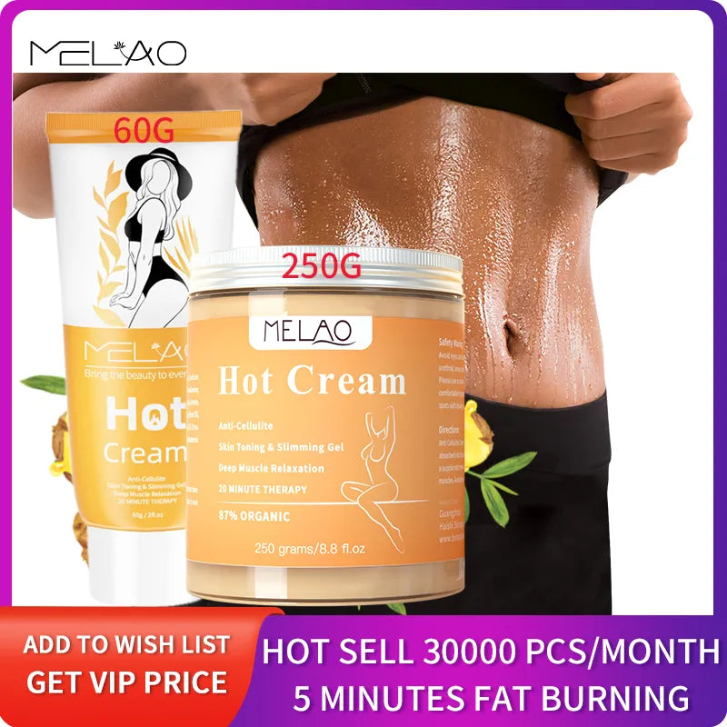 Hot Cream Slimming Anti Cellulite Belly Firming Body