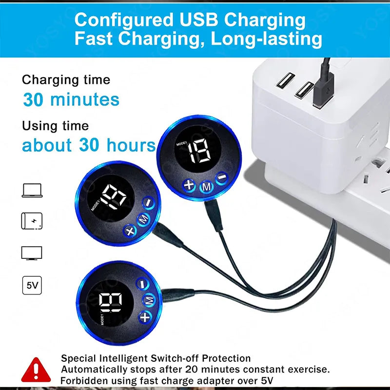 New Rechargeable EMS Muscle Stimulator