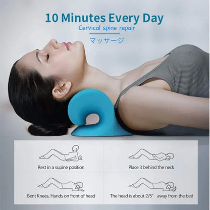 Experience Blissful Relaxation with our Neck Stretcher and Shoulder Massage Pillow