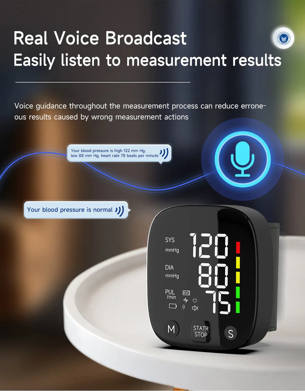 Yongrow New LED Wrist Blood Pressure Monitor