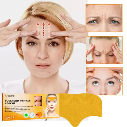 10pcs Anti-wrinkle, Anti-Aging Forehead Line Removal Gel Patch