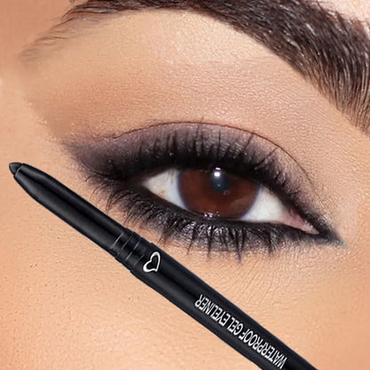 Black Brown Quick-drying Eyeliner Waterproof Liquid Gel Pen Long Lasting Not Blooming