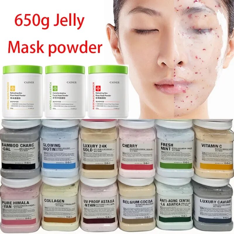 Hydrojelly DIY Mask Powder: Arbutin, Rose, Vitamin C, 24K Gold